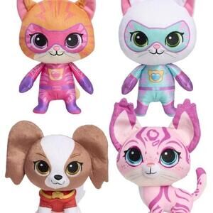 Disney Jr. Super Kitties Plush Collectible Set (4 Pieces)